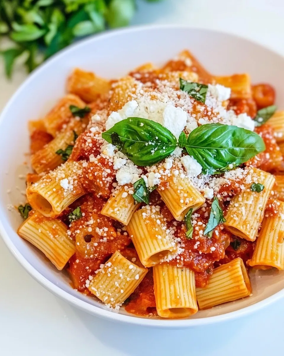 Classic Rigatoni Pomodoro image