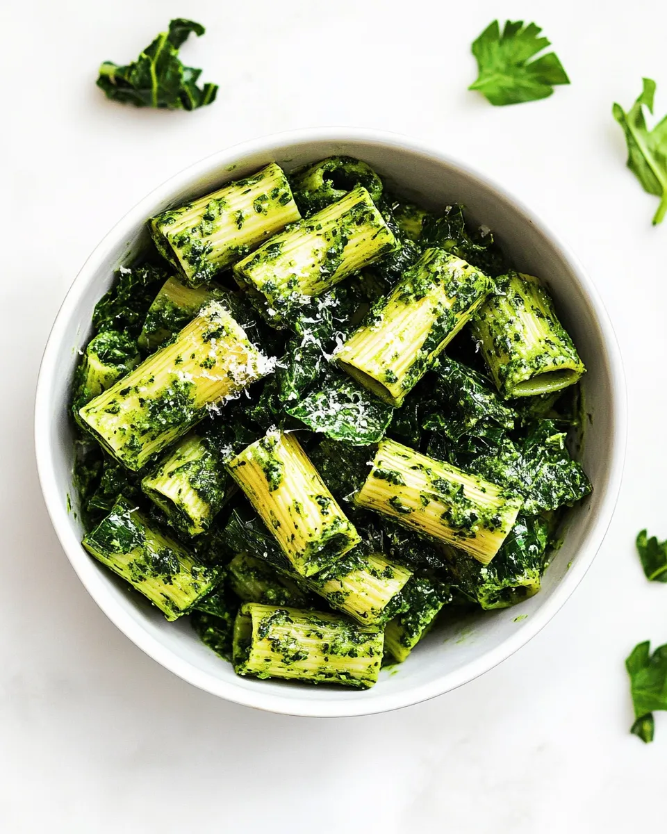 Delicious Rigatoni with Easy Kale Sauce image