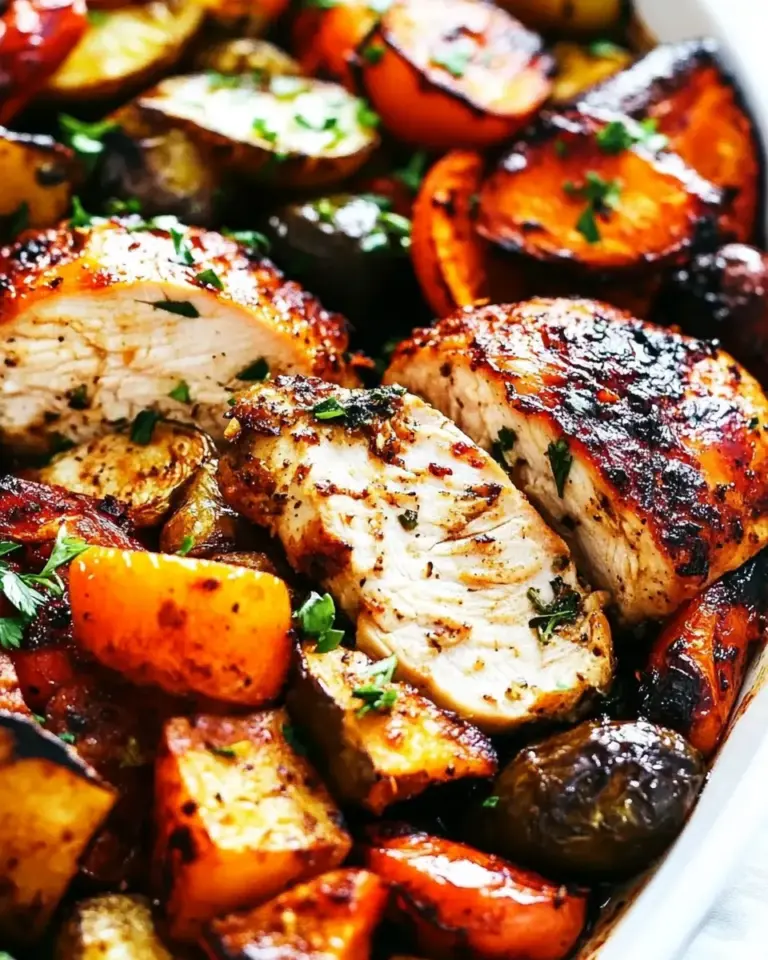 Homemade Roasted Chicken and Vegetables photo
