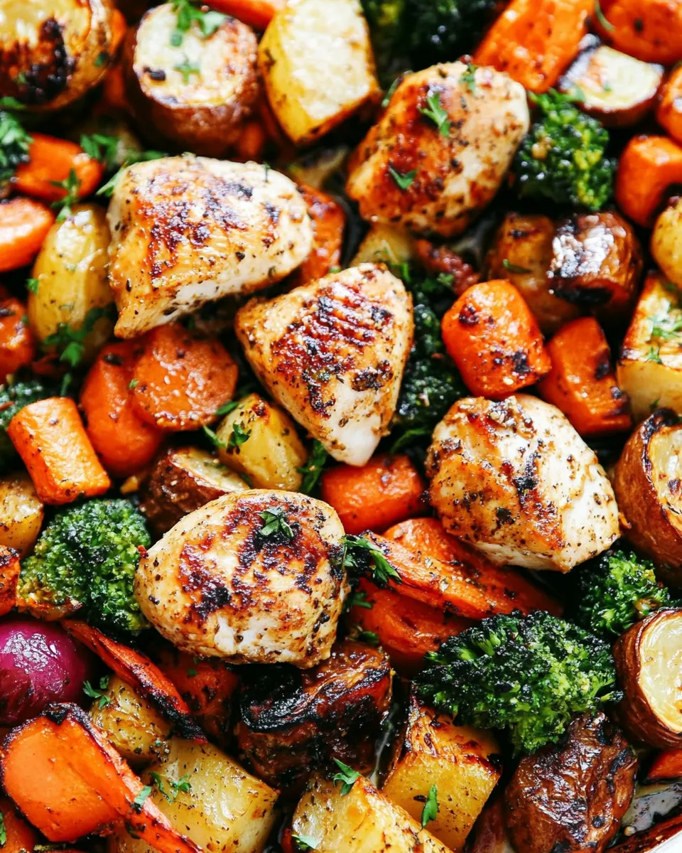 Easy Roasted Chicken and Vegetables recipe photo