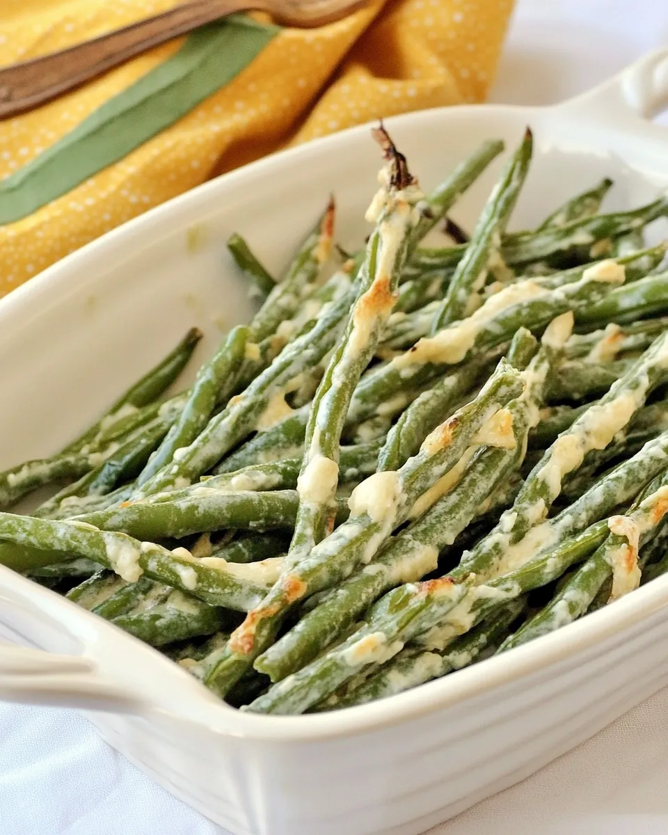 Classic Roasted Green Beans with Parmesan and Garlic dish photo