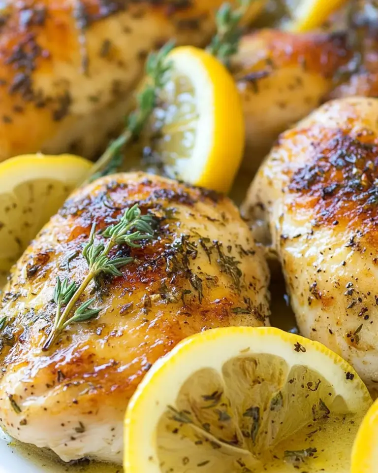 Easy Roasted Lemon Garlic Herb Chicken photo