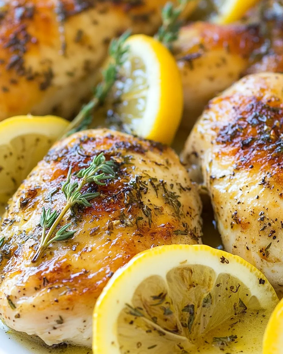 Easy Roasted Lemon Garlic Herb Chicken photo
