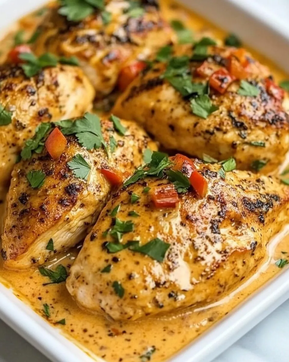 Homemade Roasted Red Pepper Chicken photo