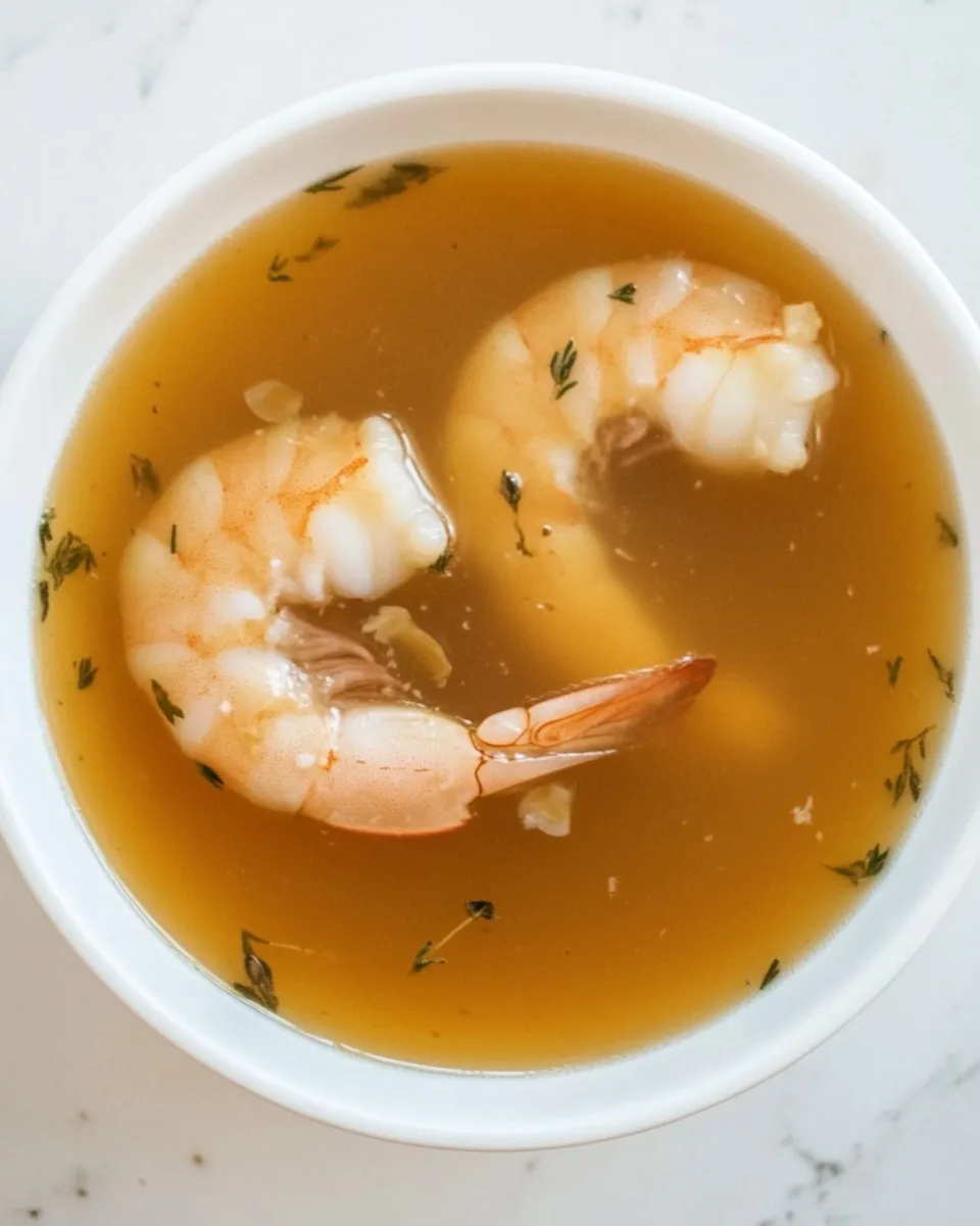 Easy Roasted Shrimp Stock recipe photo