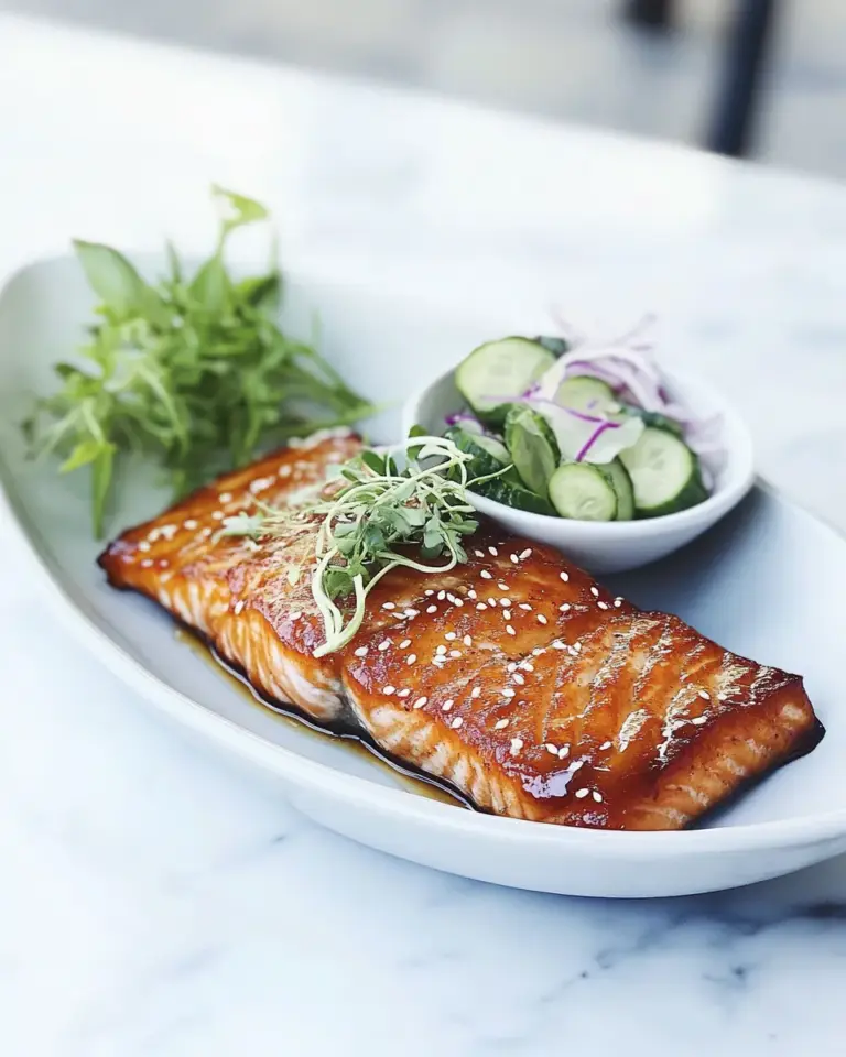 Homemade Roasted salmon with a miso & orange glaze recipe photo