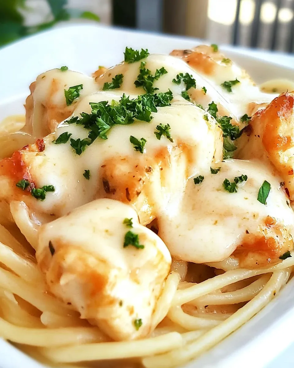 Savory Rotel Chicken Spaghetti shot