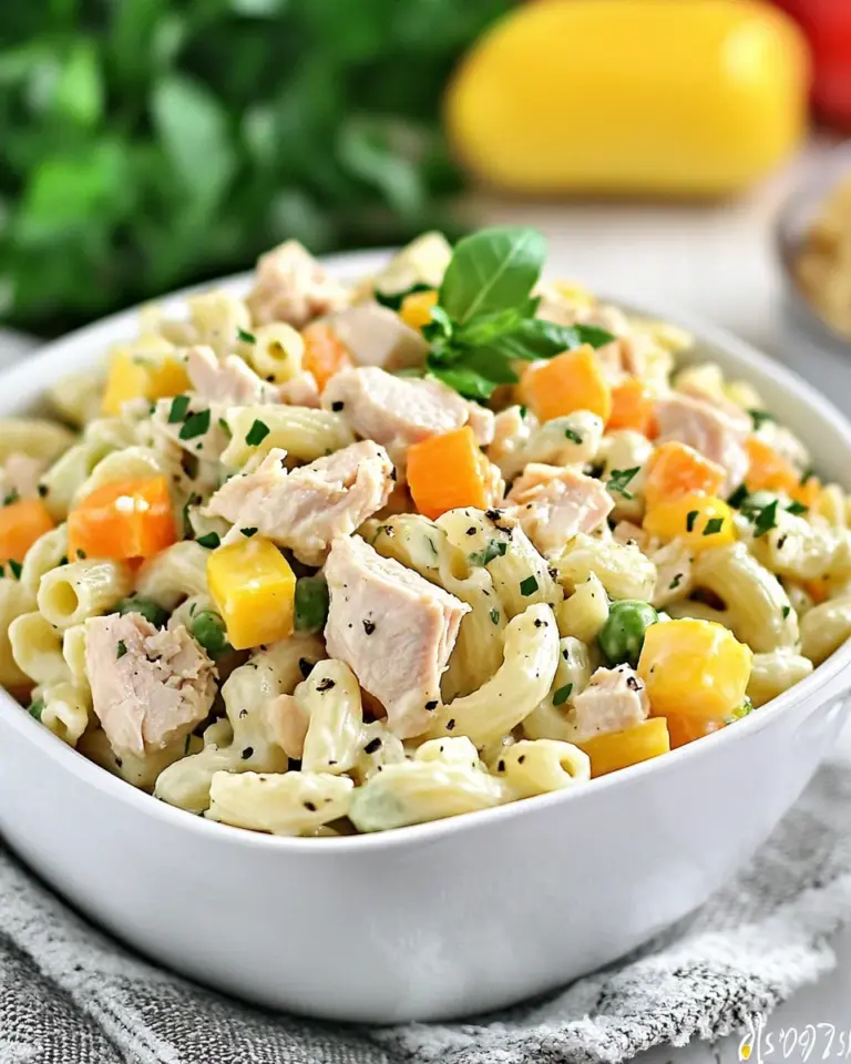 Delicious Rotisserie Chicken Ranch Pasta Salad photo