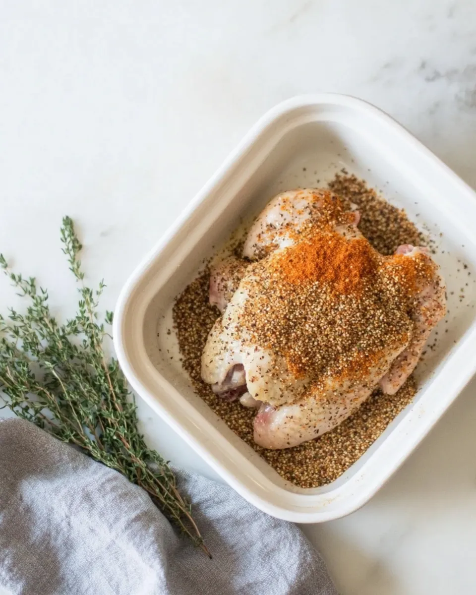 Classic Rotisserie Chicken Seasoning food shot