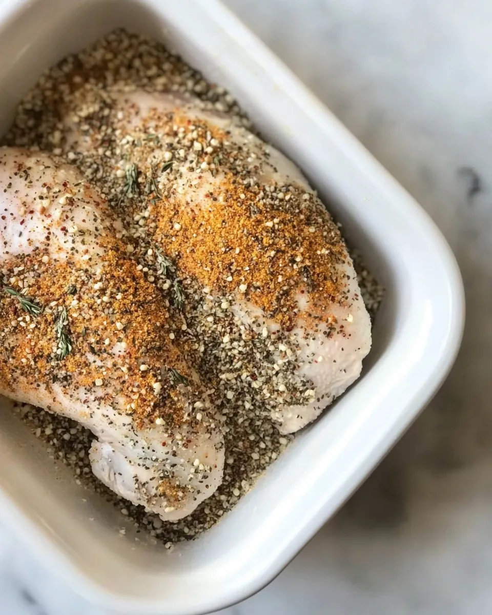 Delicious Rotisserie Chicken Seasoning plate image