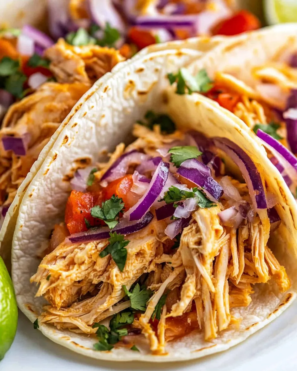 Homemade Rotisserie Chicken Tacos recipe photo