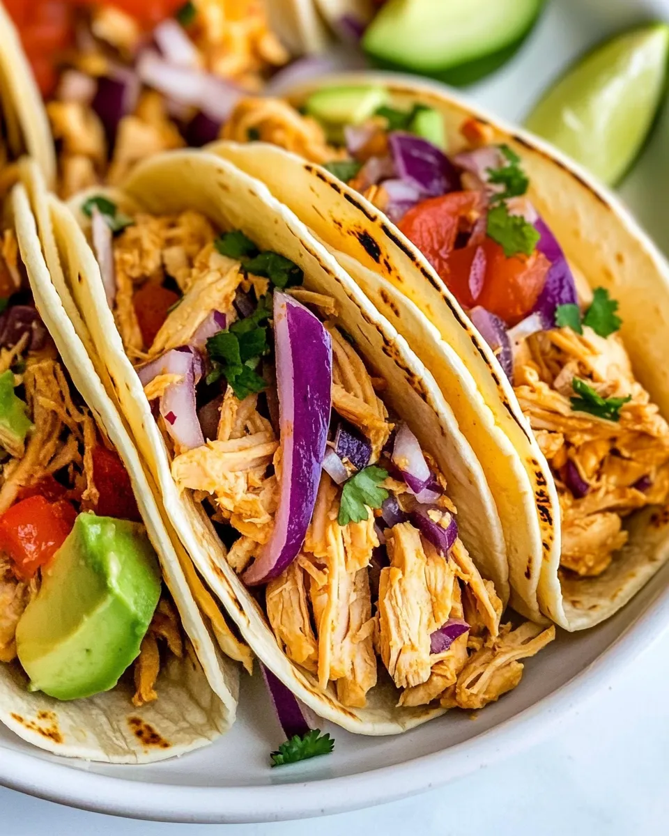 Best Rotisserie Chicken Tacos shot