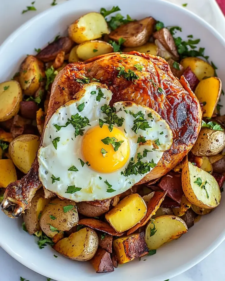 Homemade Rotisserie Chicken with Potatoes & Eggs photo