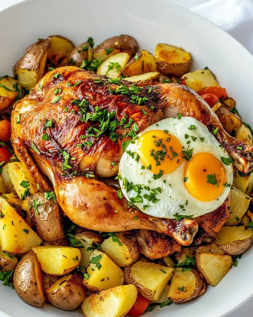 Classic Rotisserie Chicken with Potatoes & Eggs image