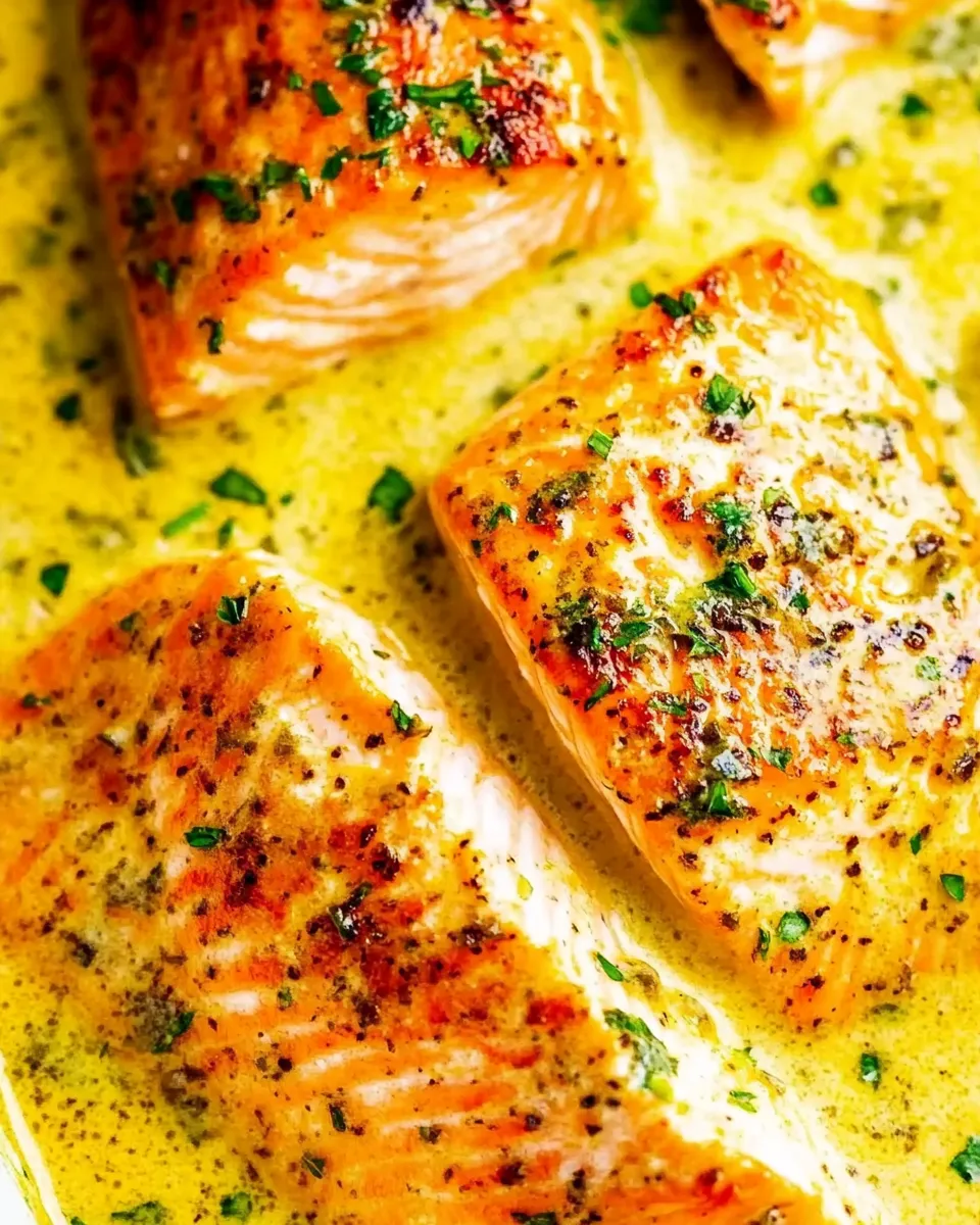 Homemade Salmon in Creamy Sauce photo