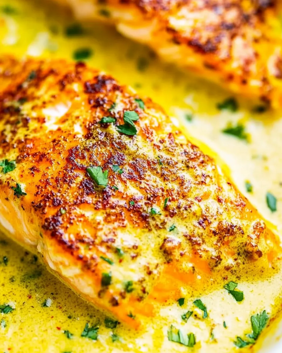 Easy Salmon in Creamy Sauce recipe image