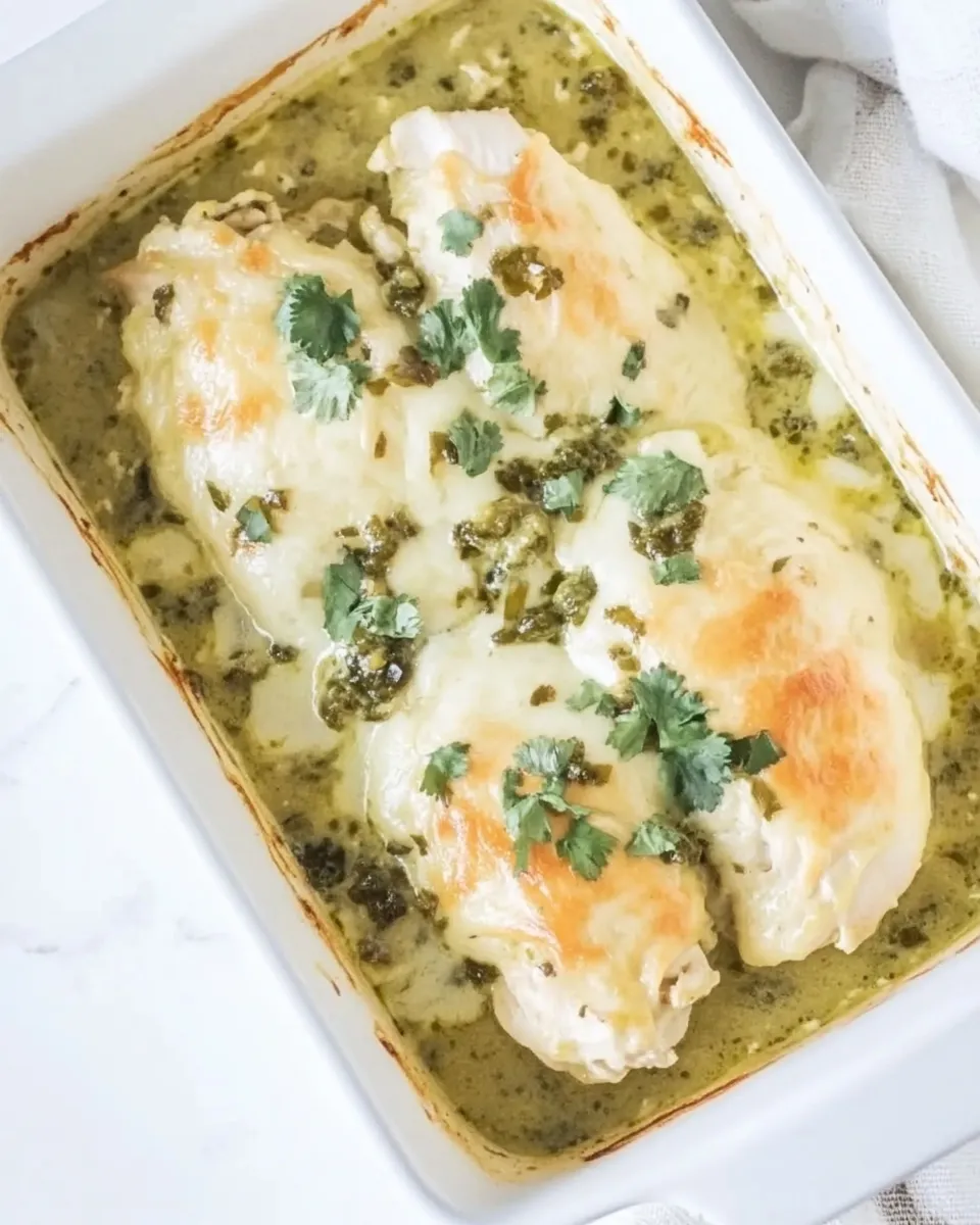 Classic Salsa Verde Chicken Bake recipe image