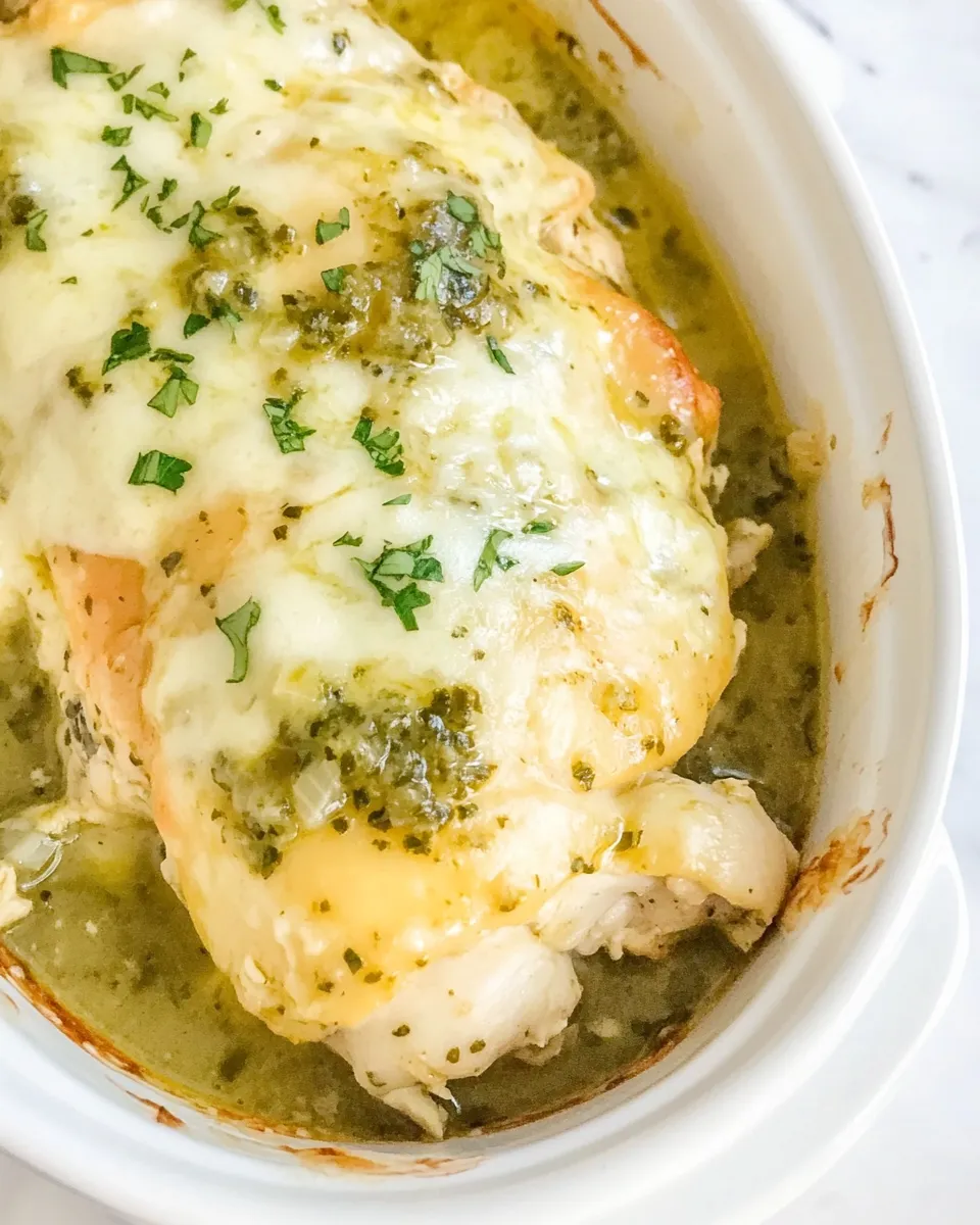 Easy Salsa Verde Chicken Bake dish photo