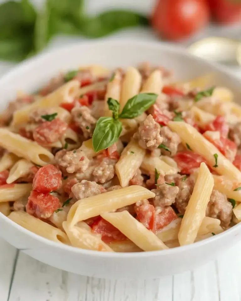 Homemade Sausage Penne Pasta photo