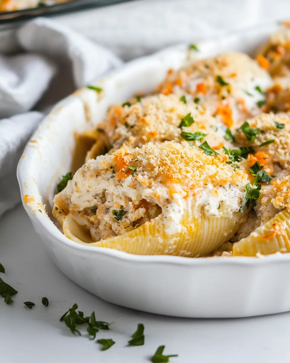 Classic Seafood Stuffed Shells image
