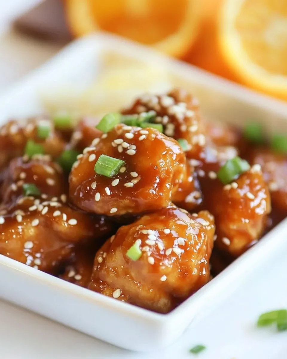 Classic Sesame Orange Chicken dish photo