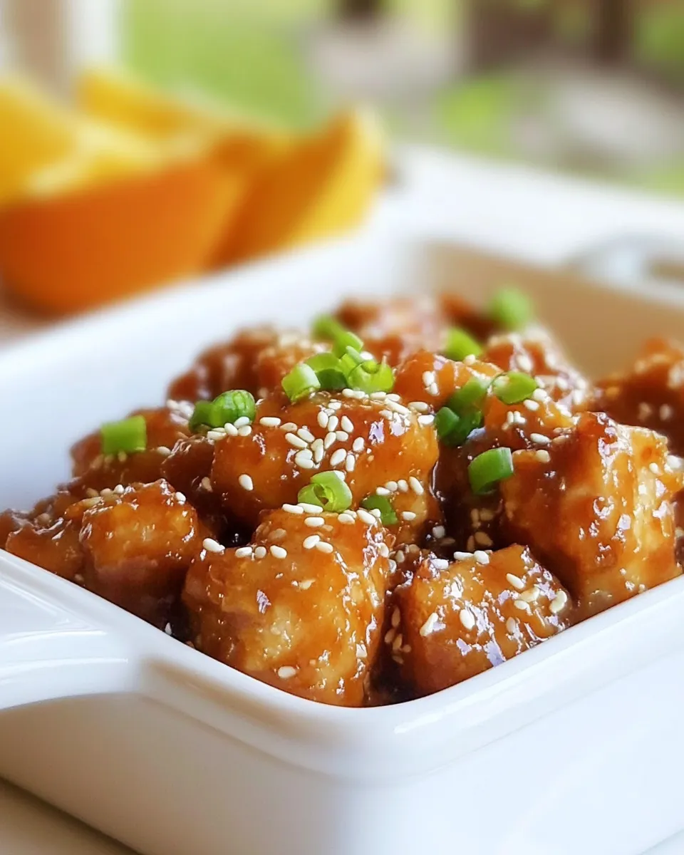 Delicious Sesame Orange Chicken image