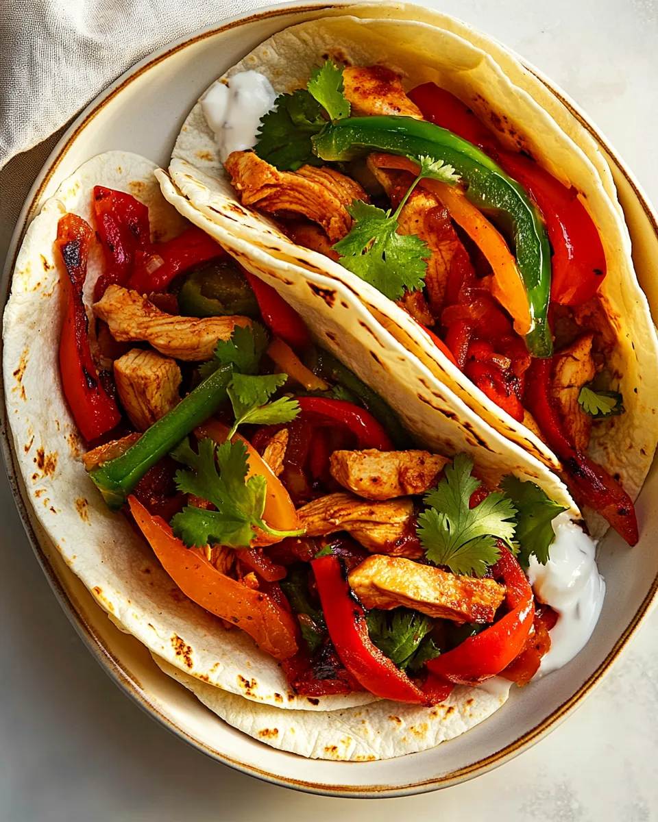 Easy Sheet Pan Chicken Fajitas (For Two!) recipe image