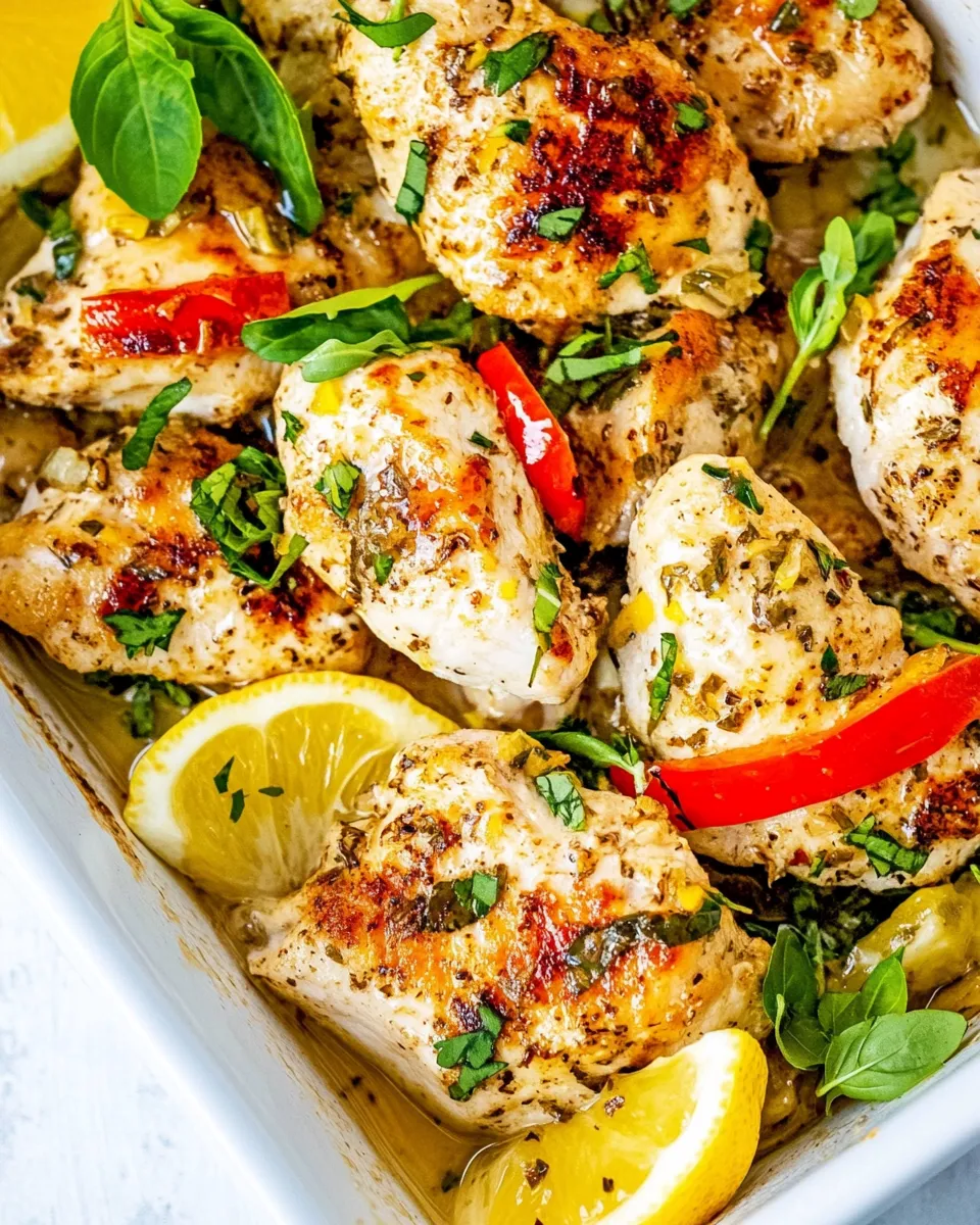 Classic Sheet Pan Lemon Honey Garlic Chicken image