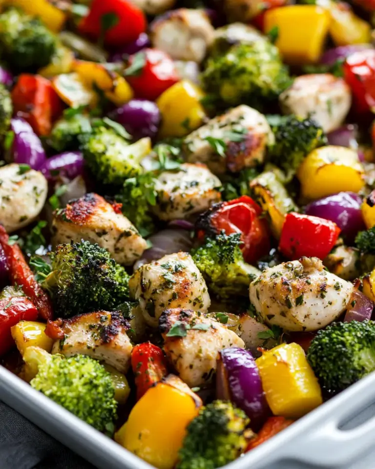 Easy Sheet Pan Roasted Garlic & Herb Chicken and Veggies photo