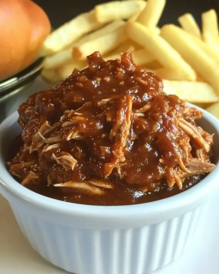 Easy Shredded BBQ Chicken Crockpot Recipe photo
