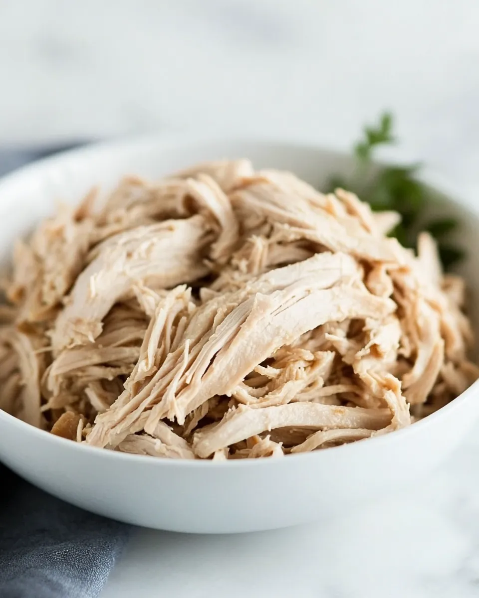 Homemade Shredded Chicken Recipe photo