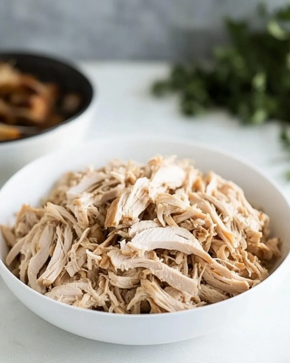 Delicious Shredded Chicken Recipe dish photo