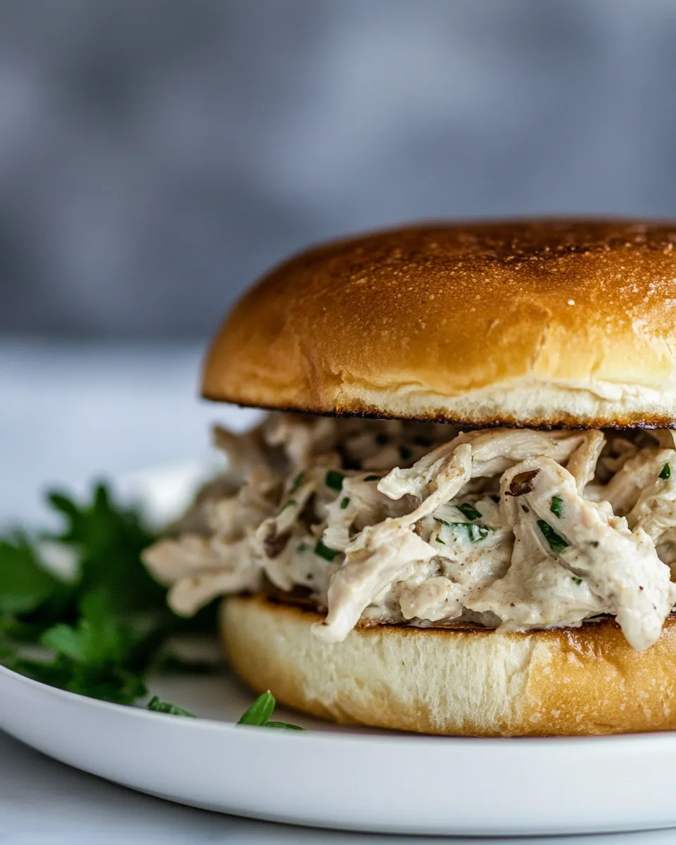 Easy Shredded Chicken Sandwich photo