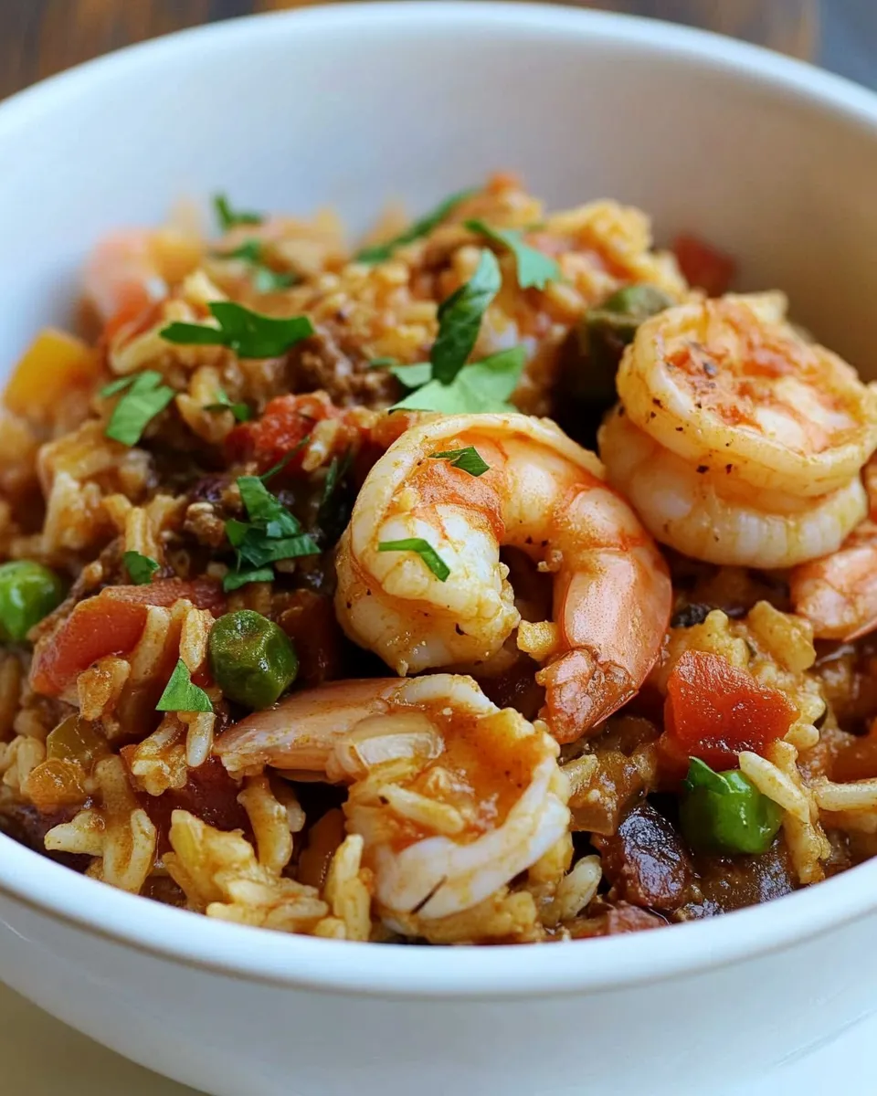 Easy Shrimp Jambalaya dish photo