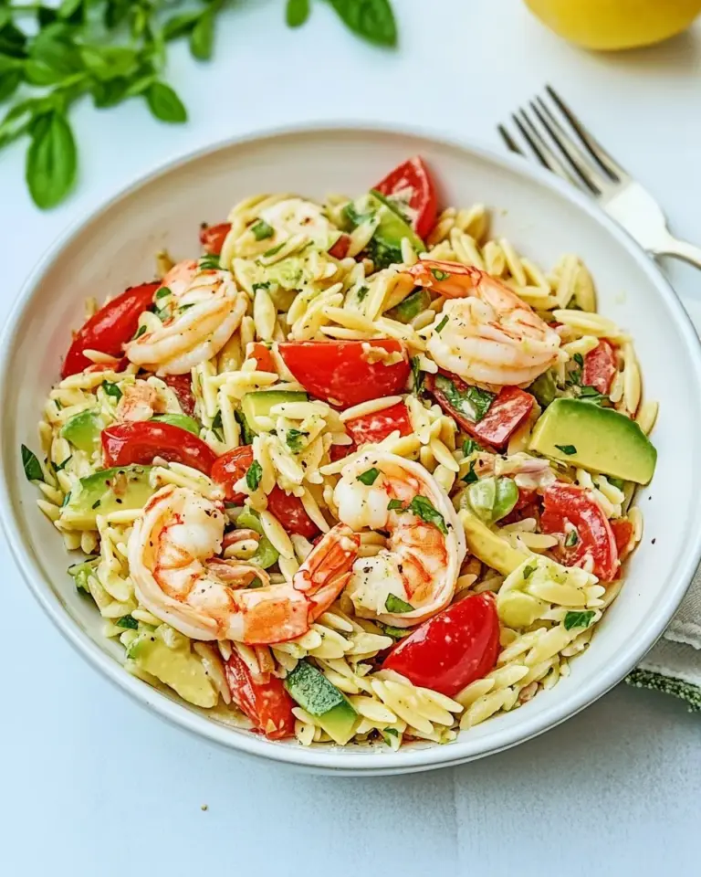 Easy Shrimp Orzo Salad photo