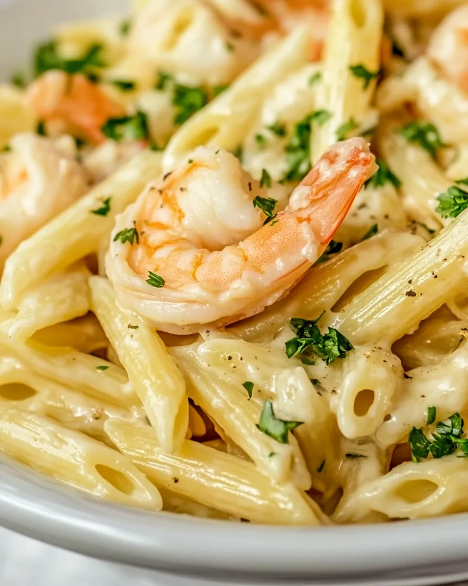 Classic Shrimp Penne Pasta image
