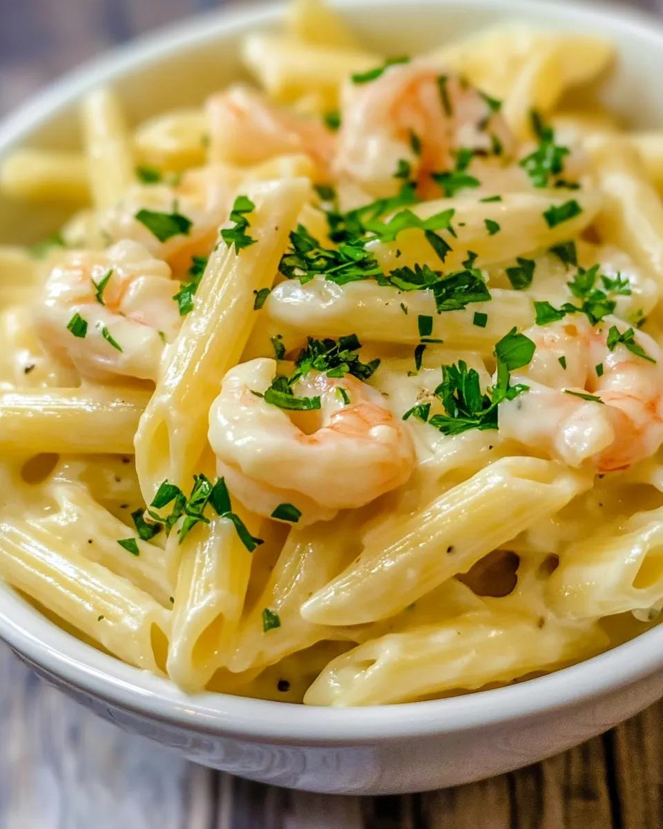 Easy Shrimp Penne Pasta recipe photo