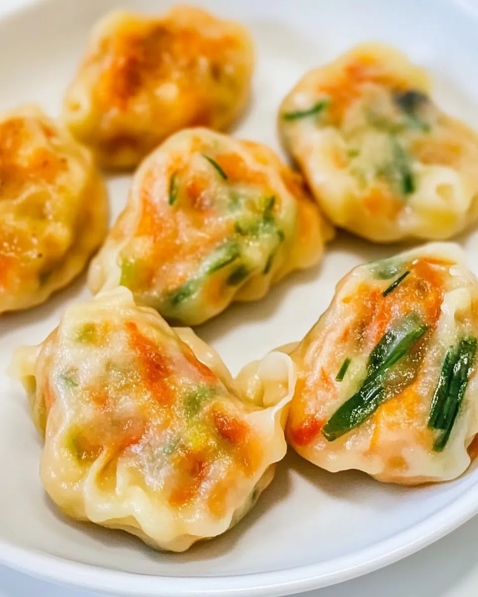 Homemade Shrimp and Chive Dumplings recipe photo