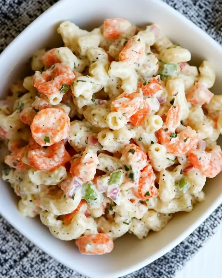 Homemade Shrimp and Macaroni Salad (Family Favorite) photo