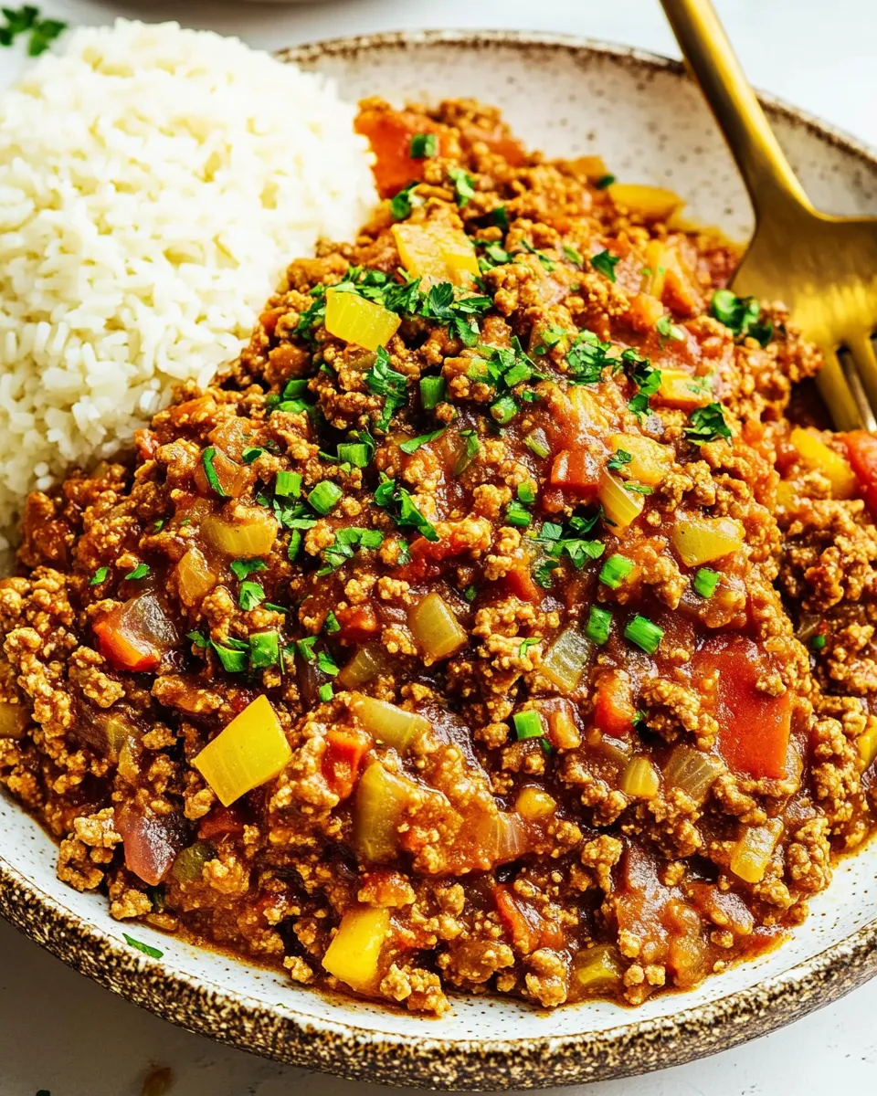 Classic Simple Ground Turkey Skillet Dinner image