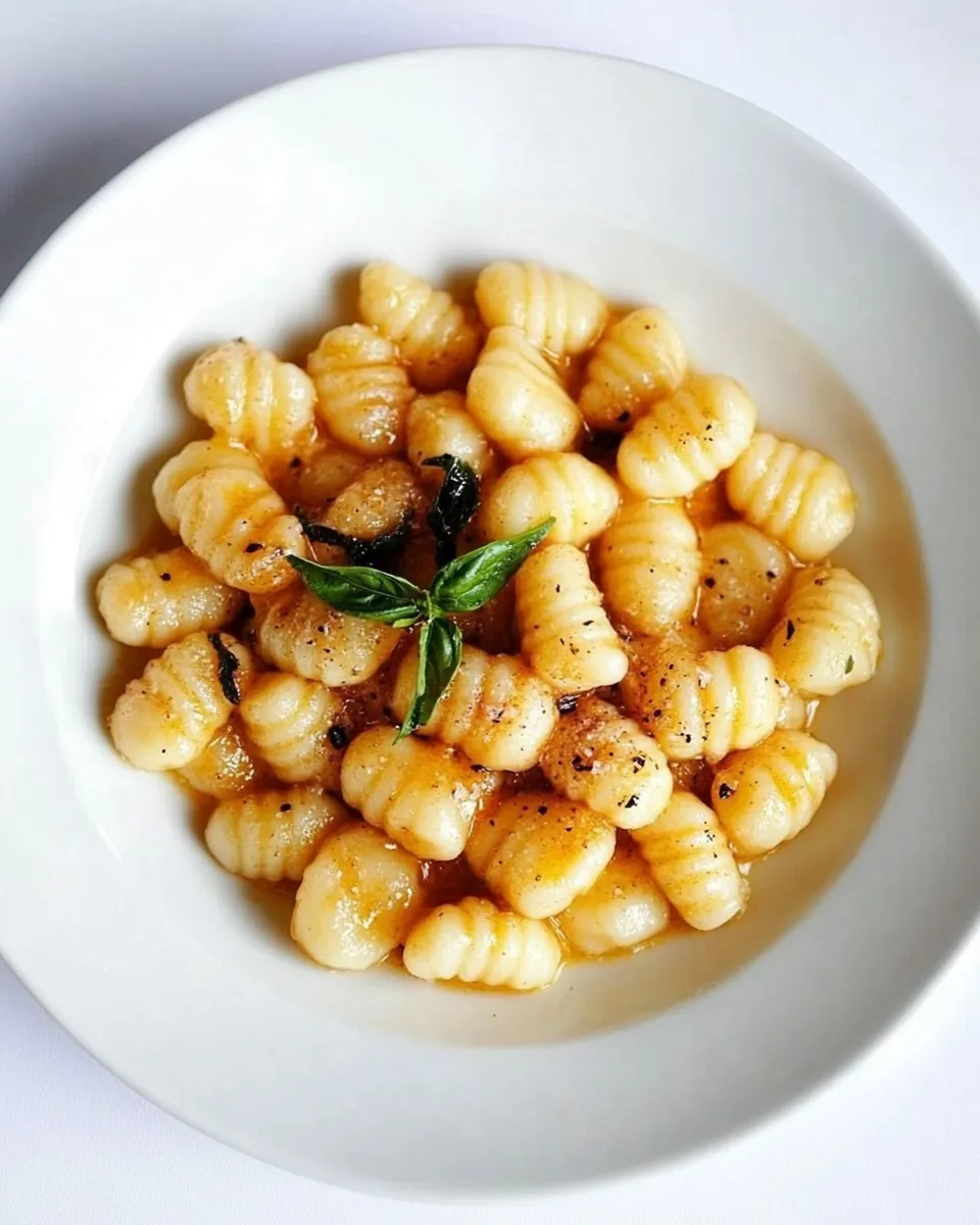 Quick Simple Homemade Gnocchi shot