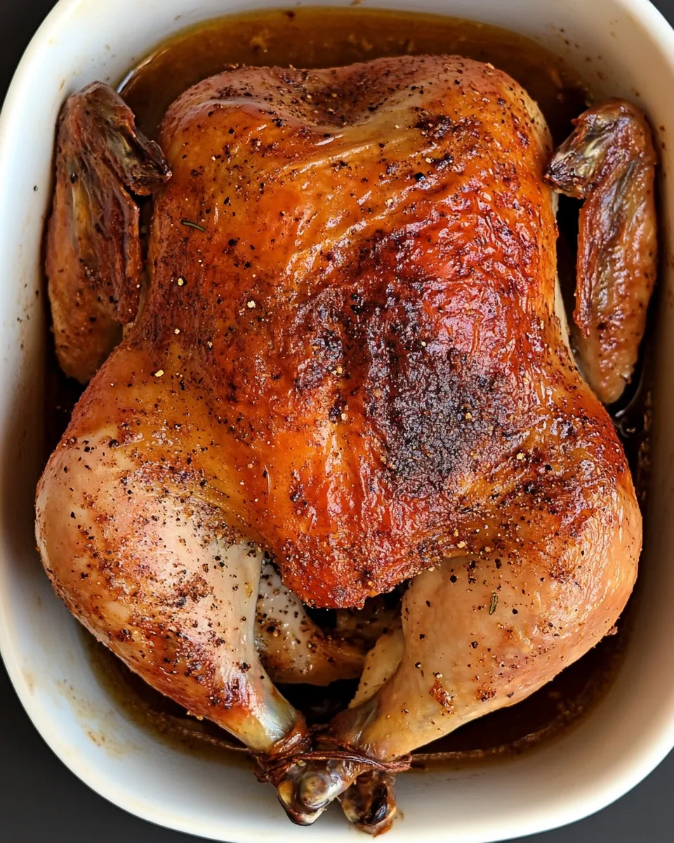 Easy Simple Roast Chicken Recipe shot
