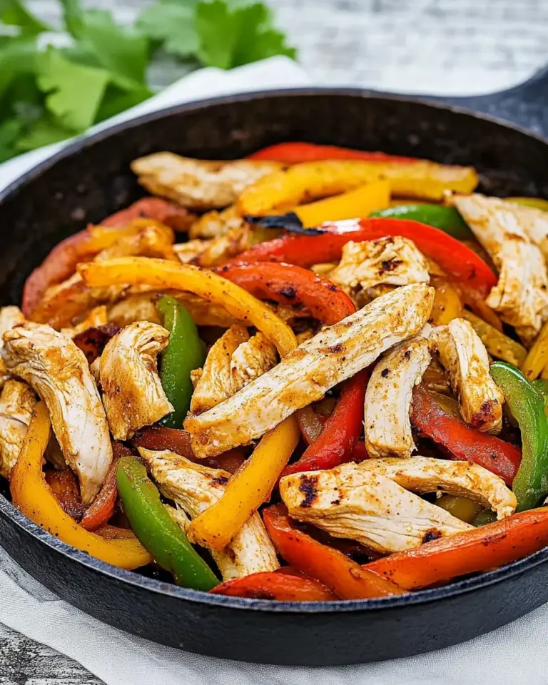 Homemade Skillet Chicken Fajitas photo