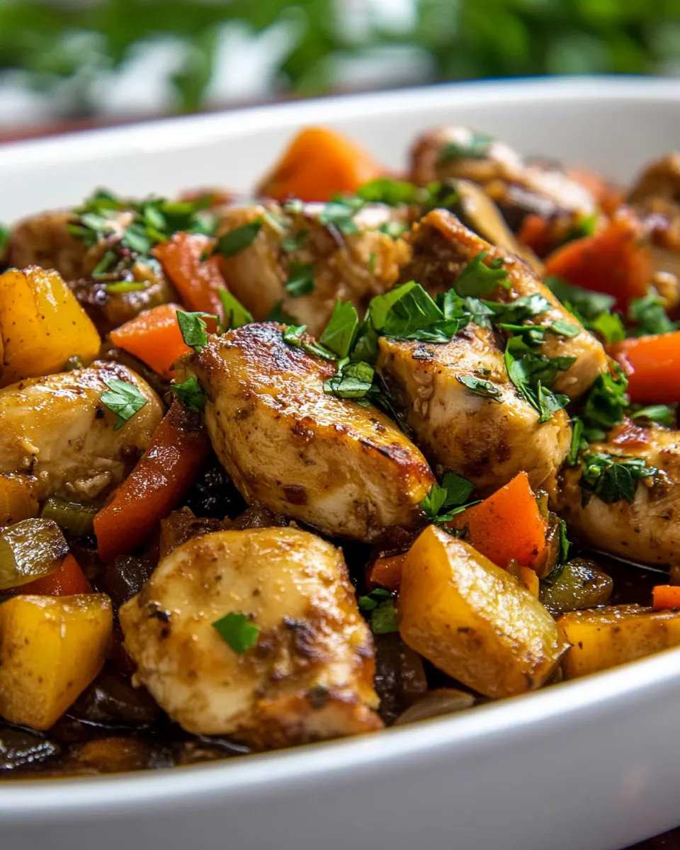 Delicious Skillet Chicken and Veggies dish photo