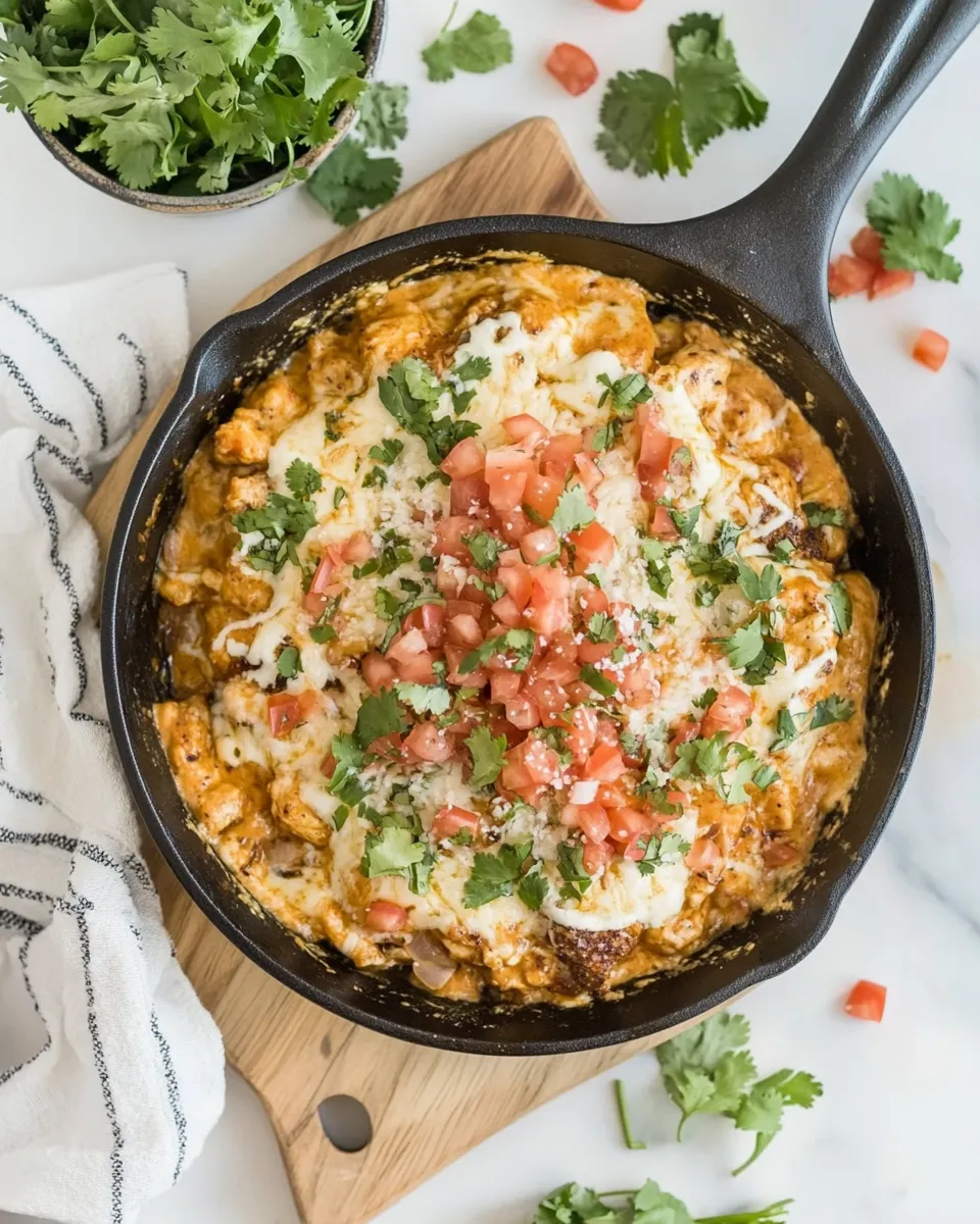 Easy Skillet Chicken con Queso Recipe image