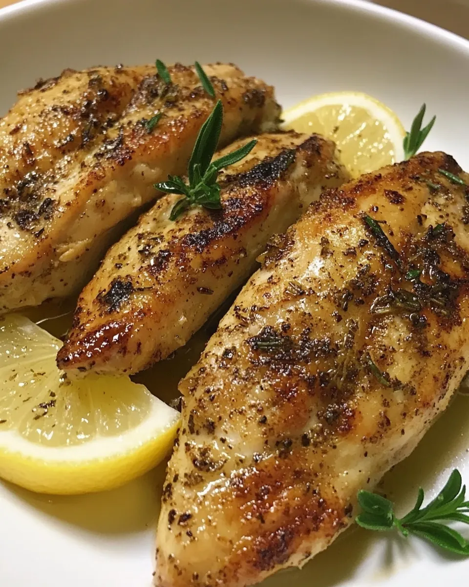 Delicious Skillet Chicken with Lemon-Garlic Sauce image
