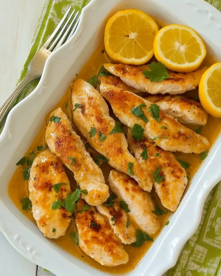 Homemade Skillet Citrus Chicken Tenders recipe photo