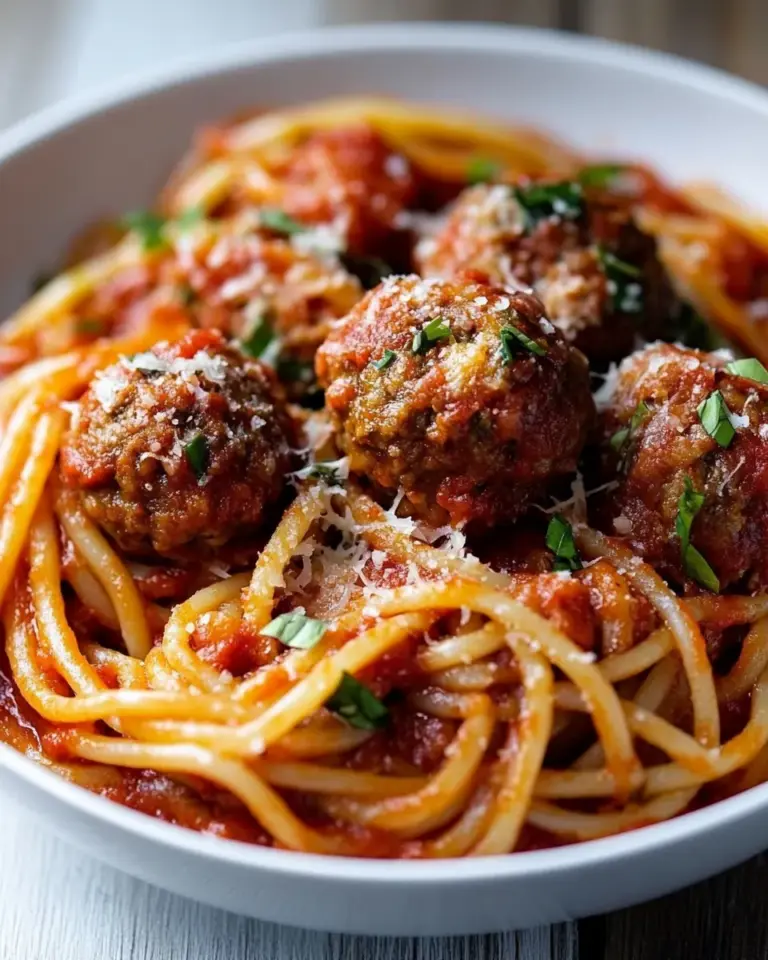 Homemade Skillet Spaghetti and Meatballs photo
