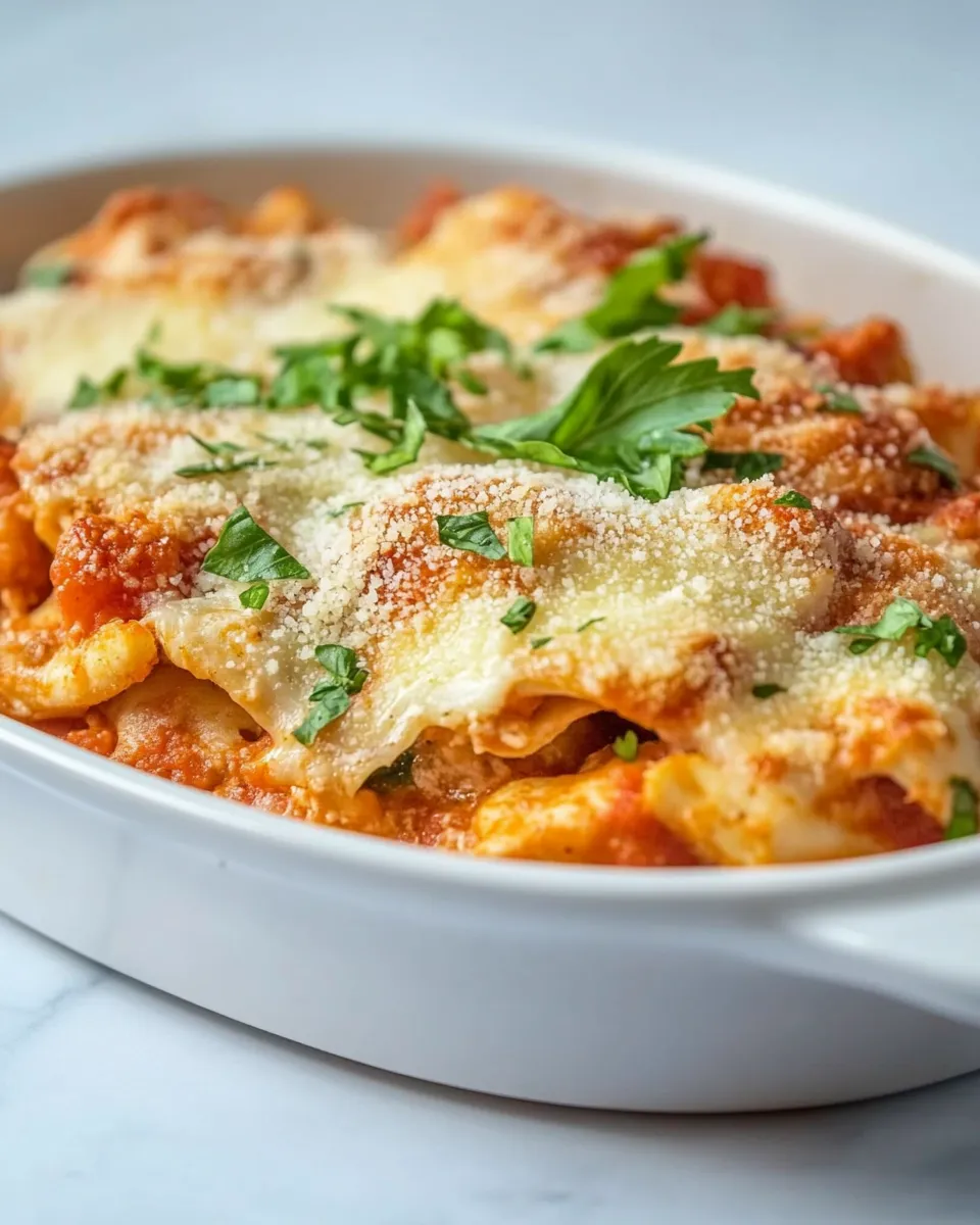 Easy Skinny Chicken Parmesan Casserole photo