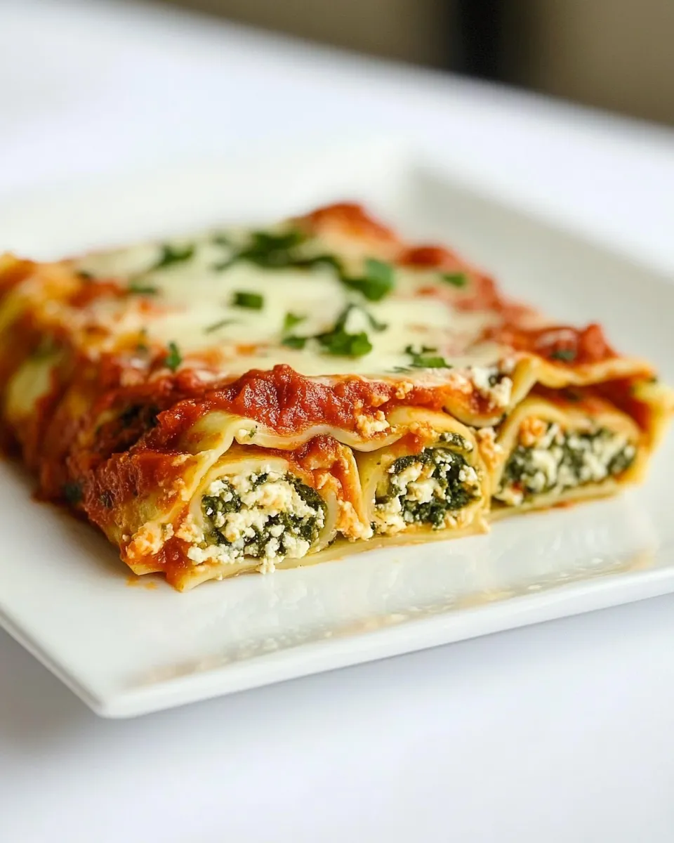 Homemade Skinny Lasagna Rolls photo